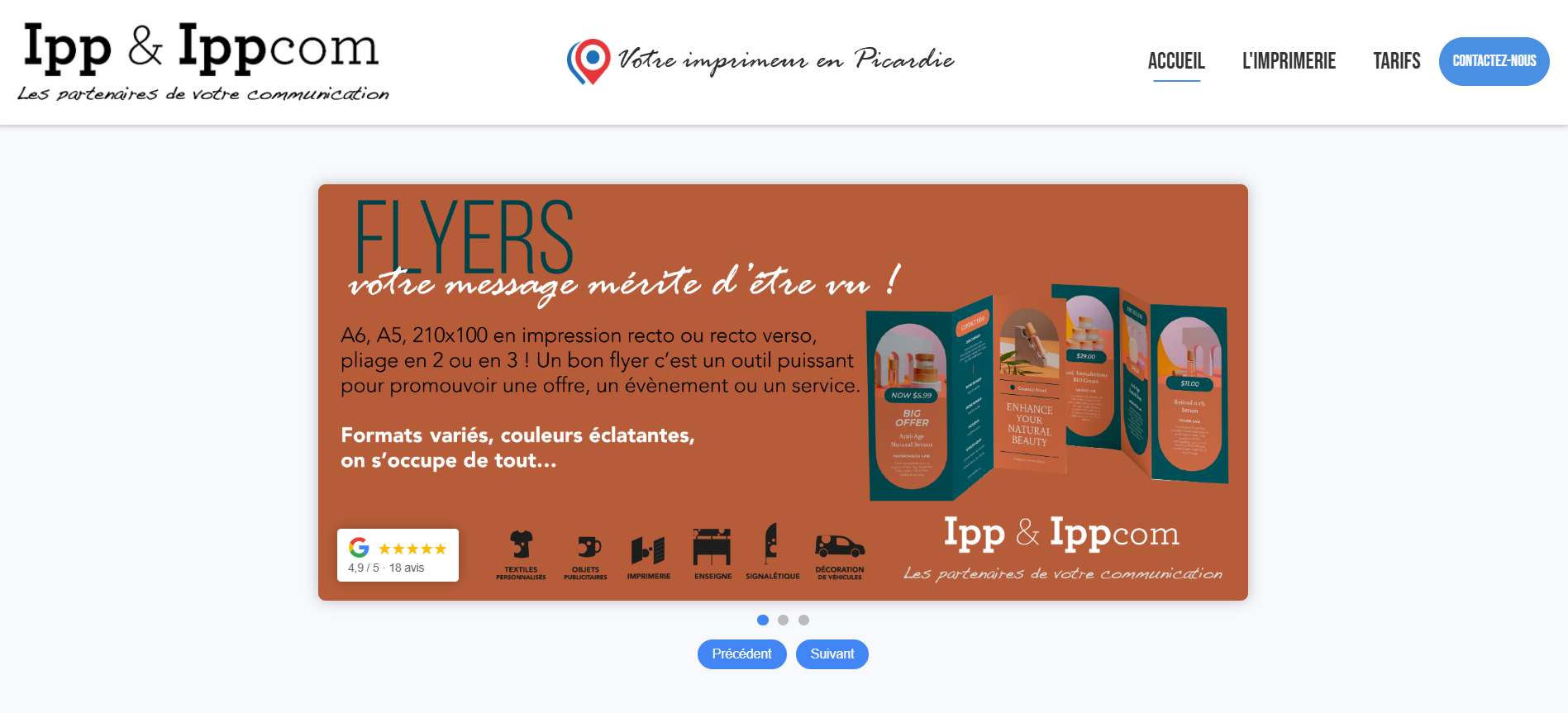 Page d'accueil ipp